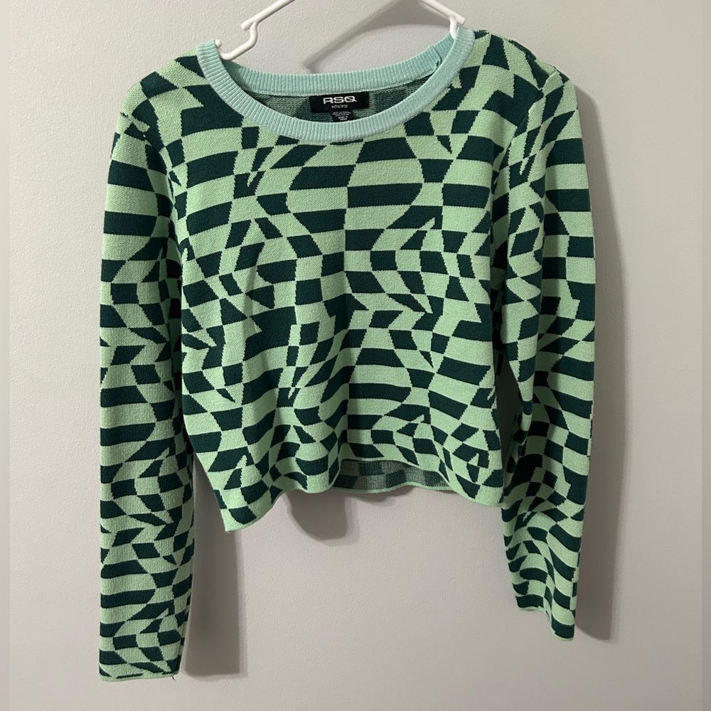 tilly’s checkered sweater